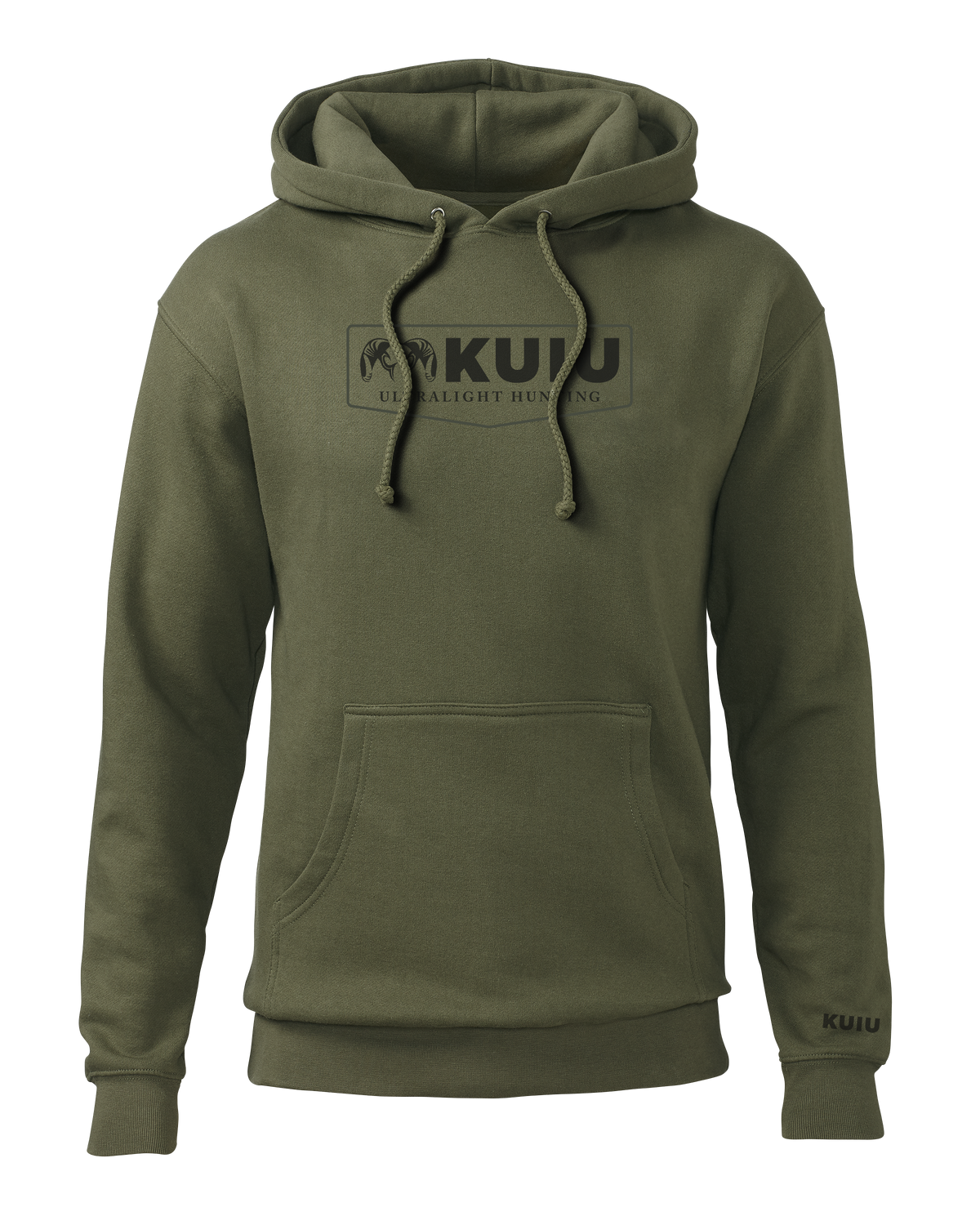 KUIU Shield Logo Hoodie | Charcoal
