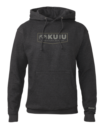 KUIU Shield Logo Hoodie | Charcoal