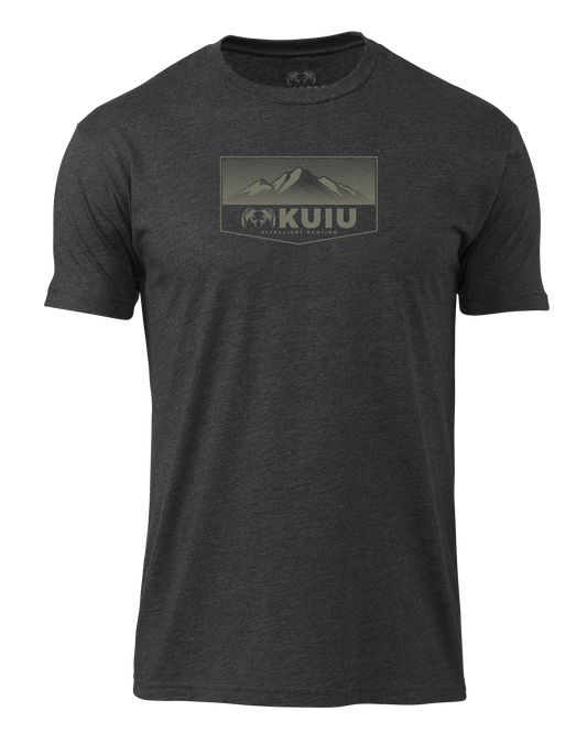 KUIU Ultralight Mountain Logo T-Shirt | Charcoal