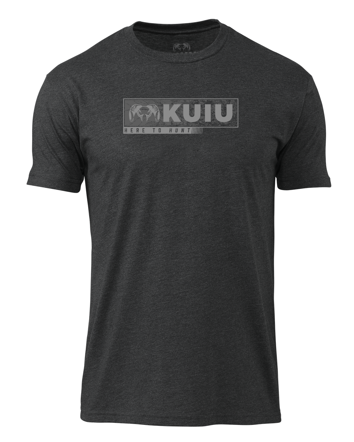 KUIU Here to Hunt Gritstone T-Shirt | Charcoal