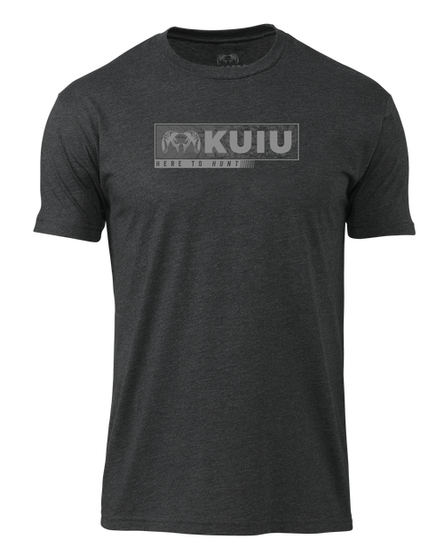 KUIU Here to Hunt Gritstone T-Shirt | Charcoal