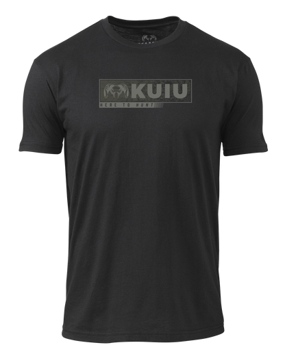 KUIU Here to Hunt Gritstone T-Shirt | Charcoal