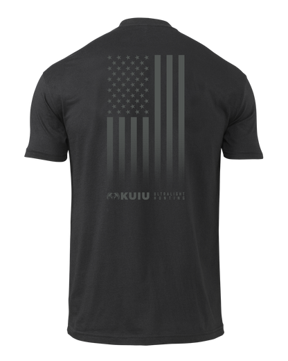 KUIU Vertical Flag Logo T-Shirt | Military Green