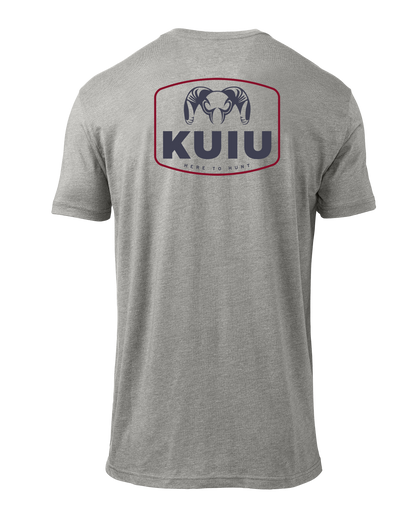 KUIU Here to Hunt Patch T-Shirt | Charcoal
