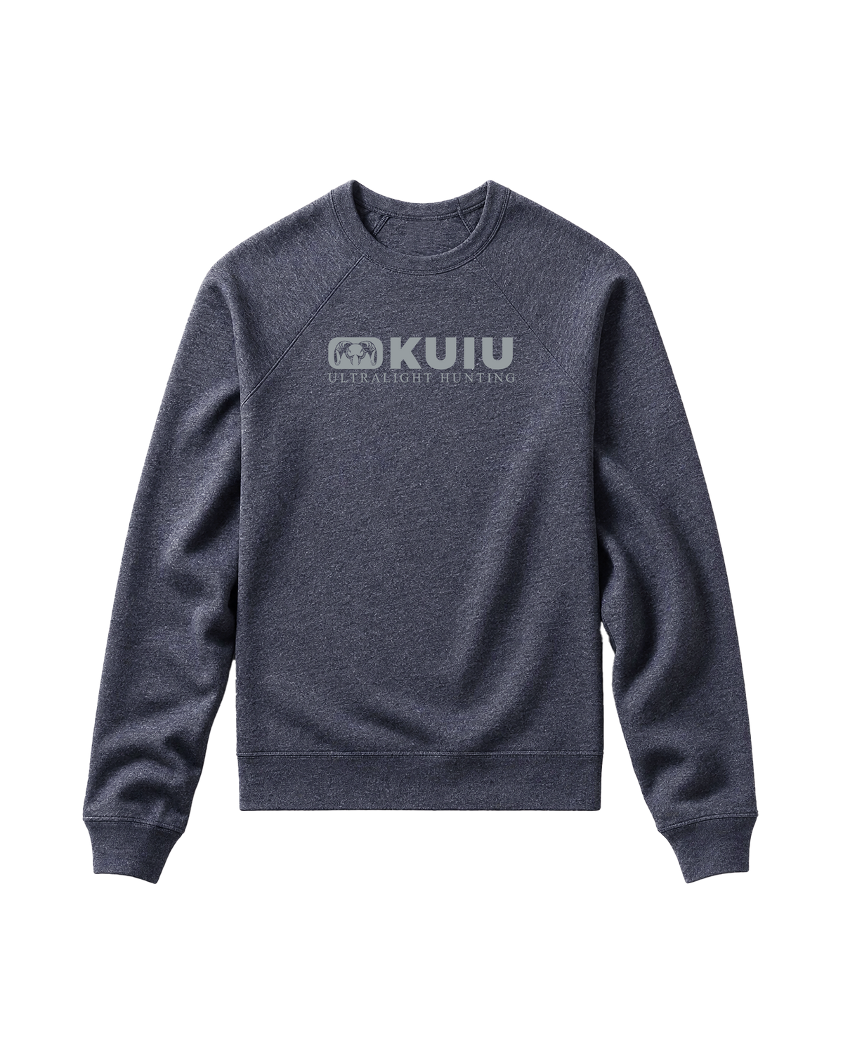 Toddler Block Logo Crewneck Sweatshirt | Heather Navy