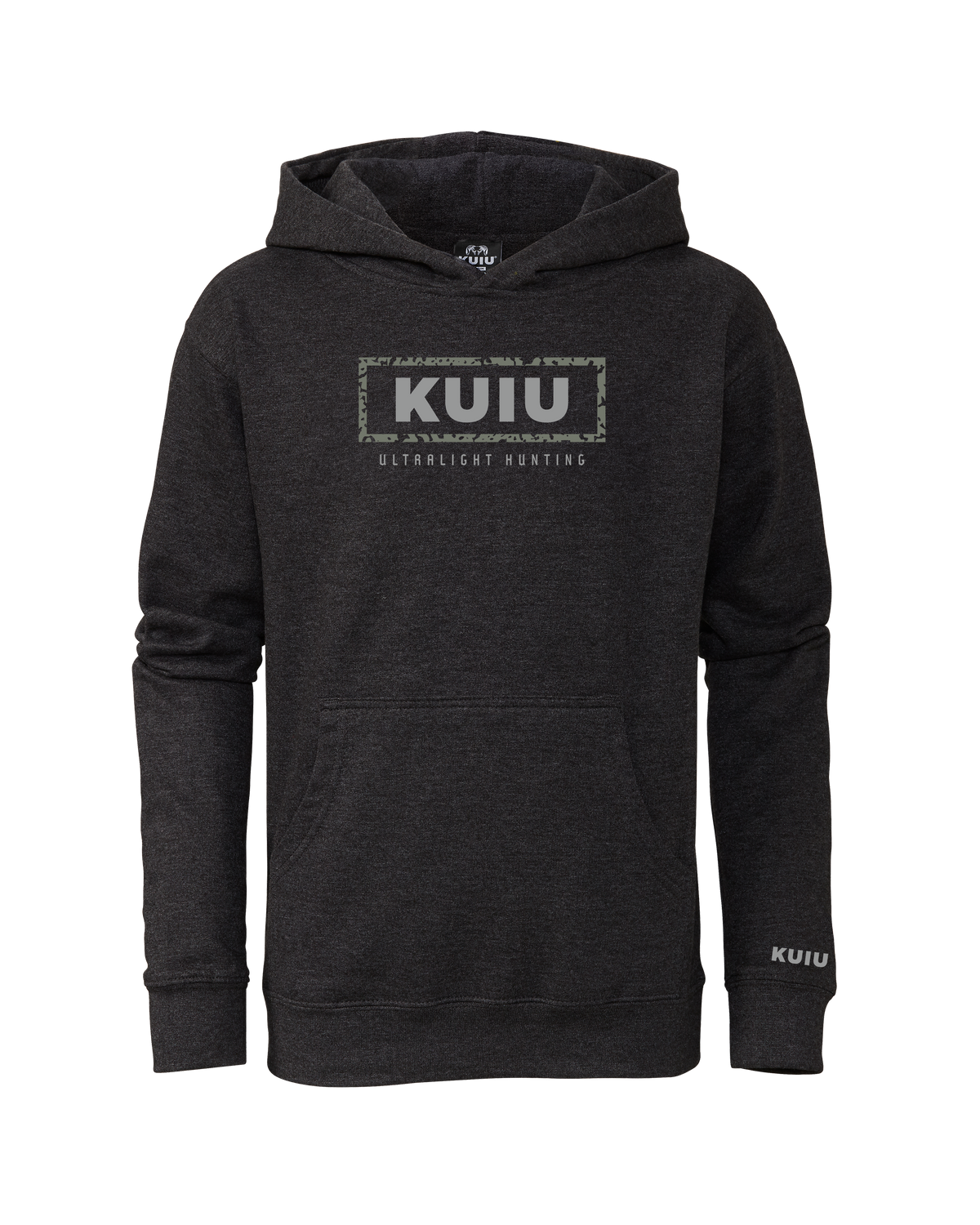 Youth Box Logo Hoodie | Charcoal