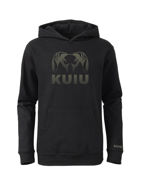 Youth Ram Fade Hoodie | Black