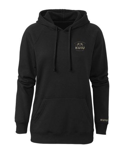 KUIU Women's Ultralight Chest Logo Hoodie | Midnight Heather