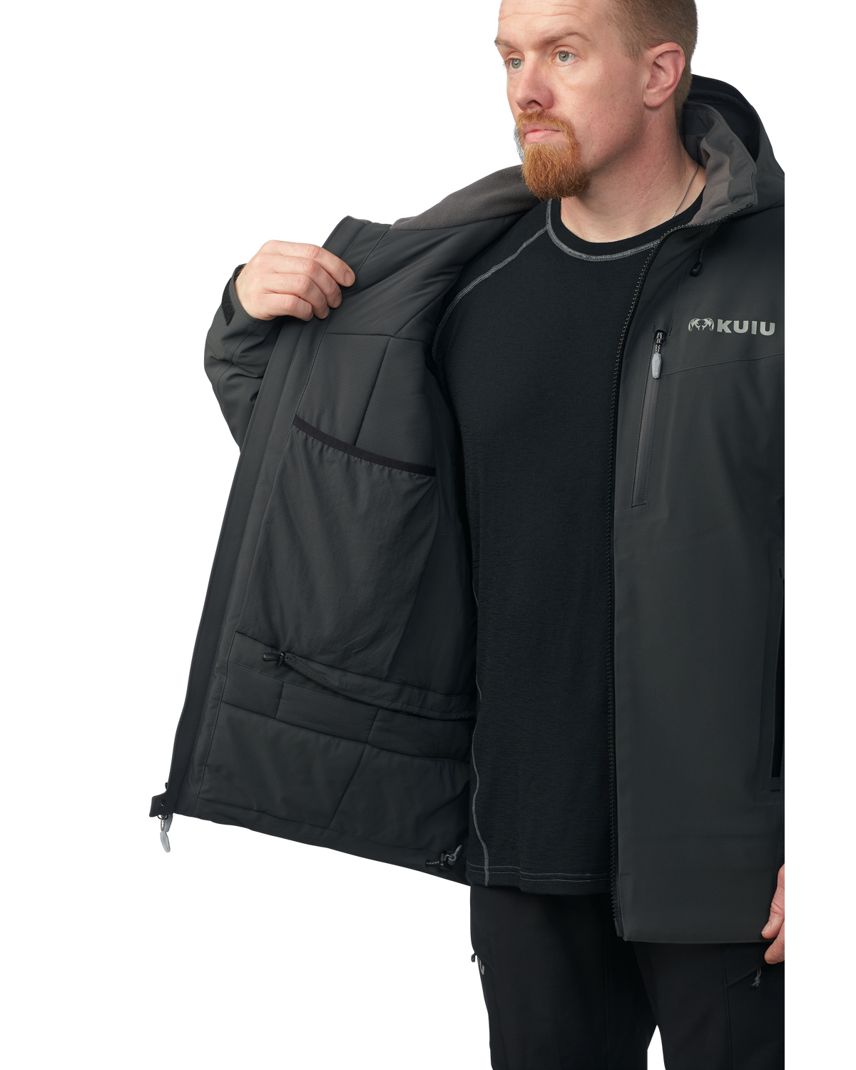 KUIU Kutana Gale Force Hooded Jacket | Ash