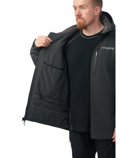 KUIU Kutana Gale Force Hooded Jacket | Ash