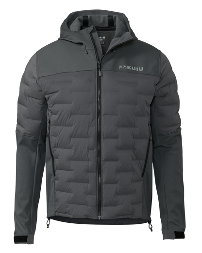 Axis Thermal Hybrid Hooded Jacket | Ash
