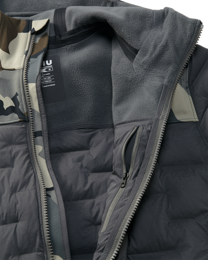 Axis Thermal Hybrid Hooded Jacket | Ash