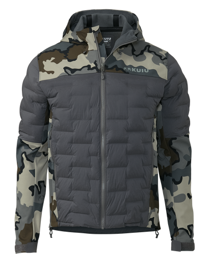 Axis Thermal Hybrid Hooded Jacket | Ash