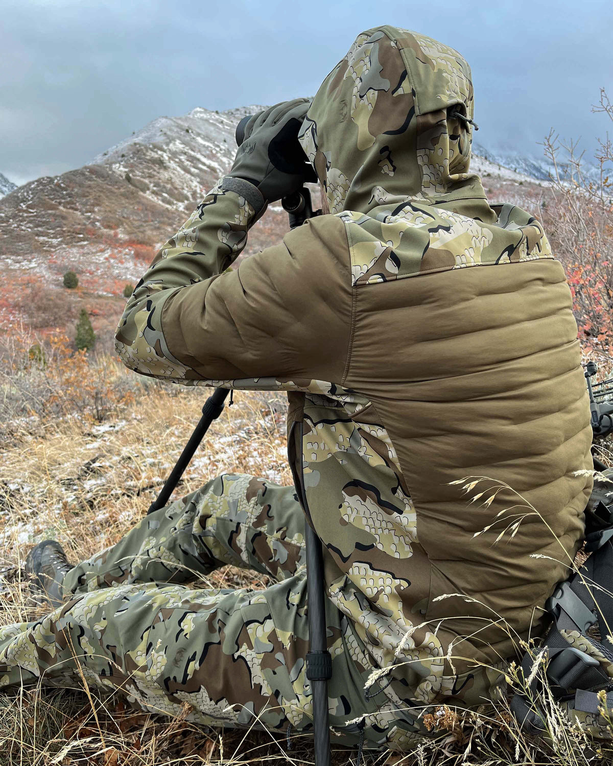 Axis Thermal Hybrid Hooded Jacket | Ash
