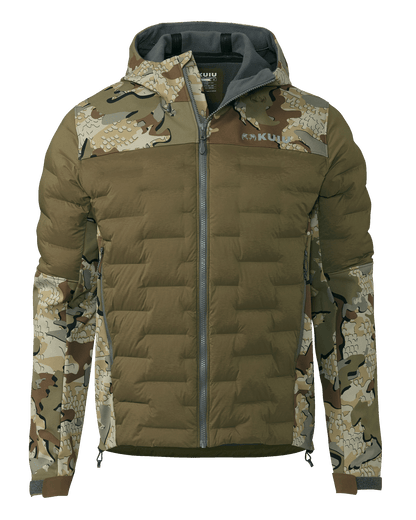 Axis Thermal Hybrid Hooded Jacket | Verde