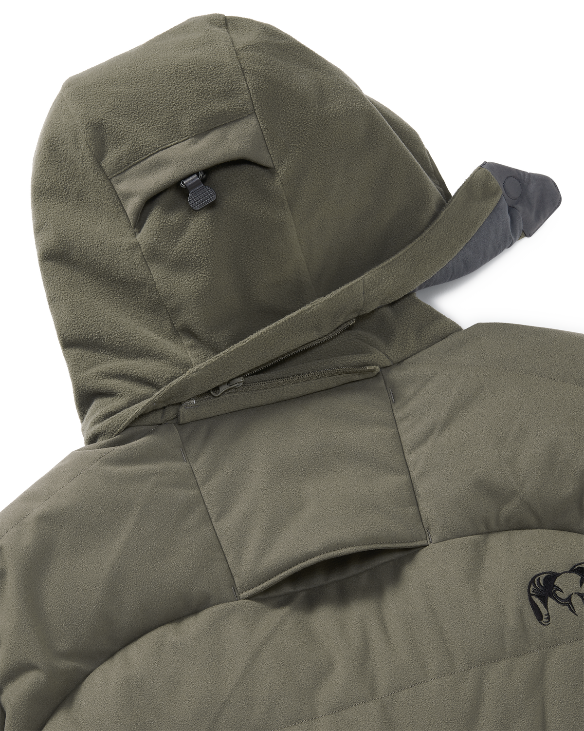 Outlet Super Down Haven Hooded Jacket | Ash