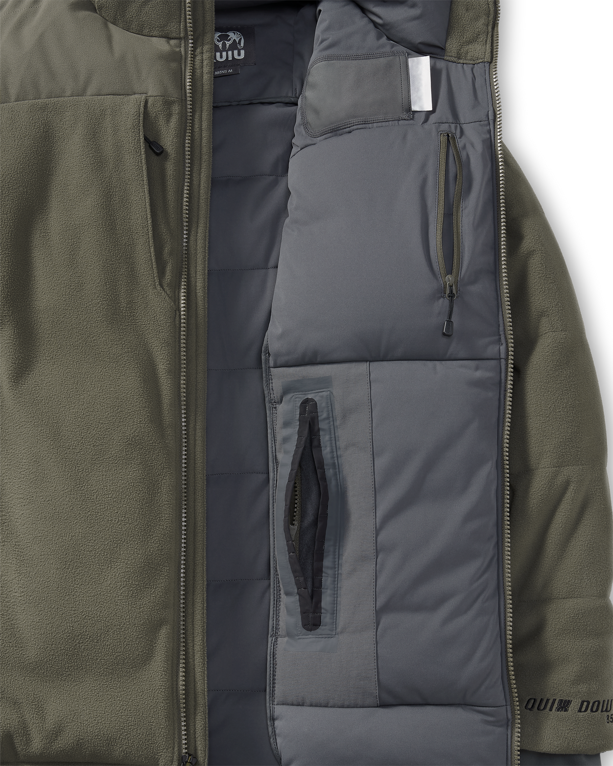 Outlet Super Down Haven Hooded Jacket | Ash