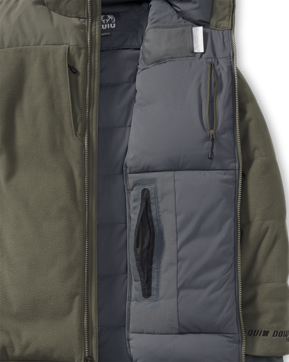 Outlet Super Down Haven Hooded Jacket | Ash