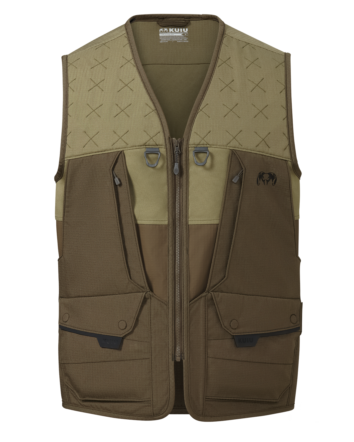Core Upland Vest | Khaki/Blaze Orange