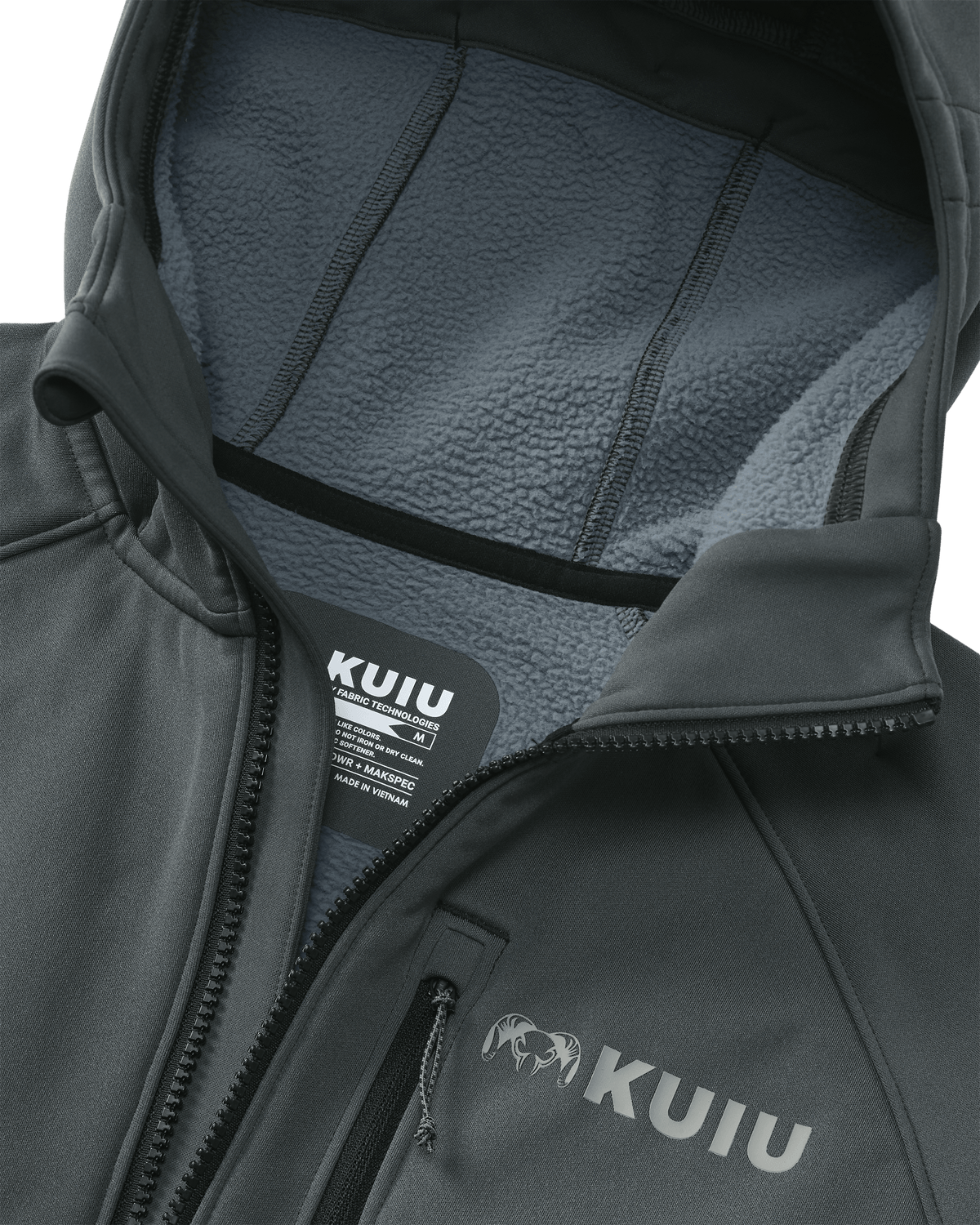 StrongFleece 275 Full Zip Hoodie | Ash