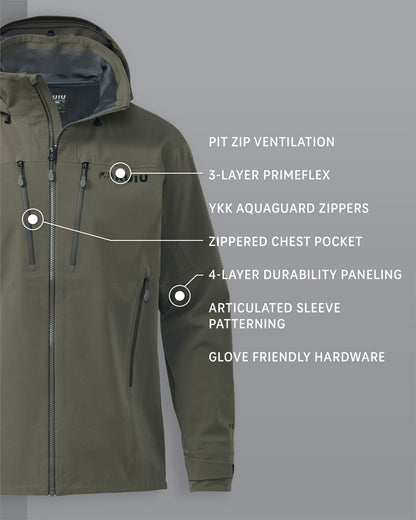 Yukon TR Rain Jacket | Verde