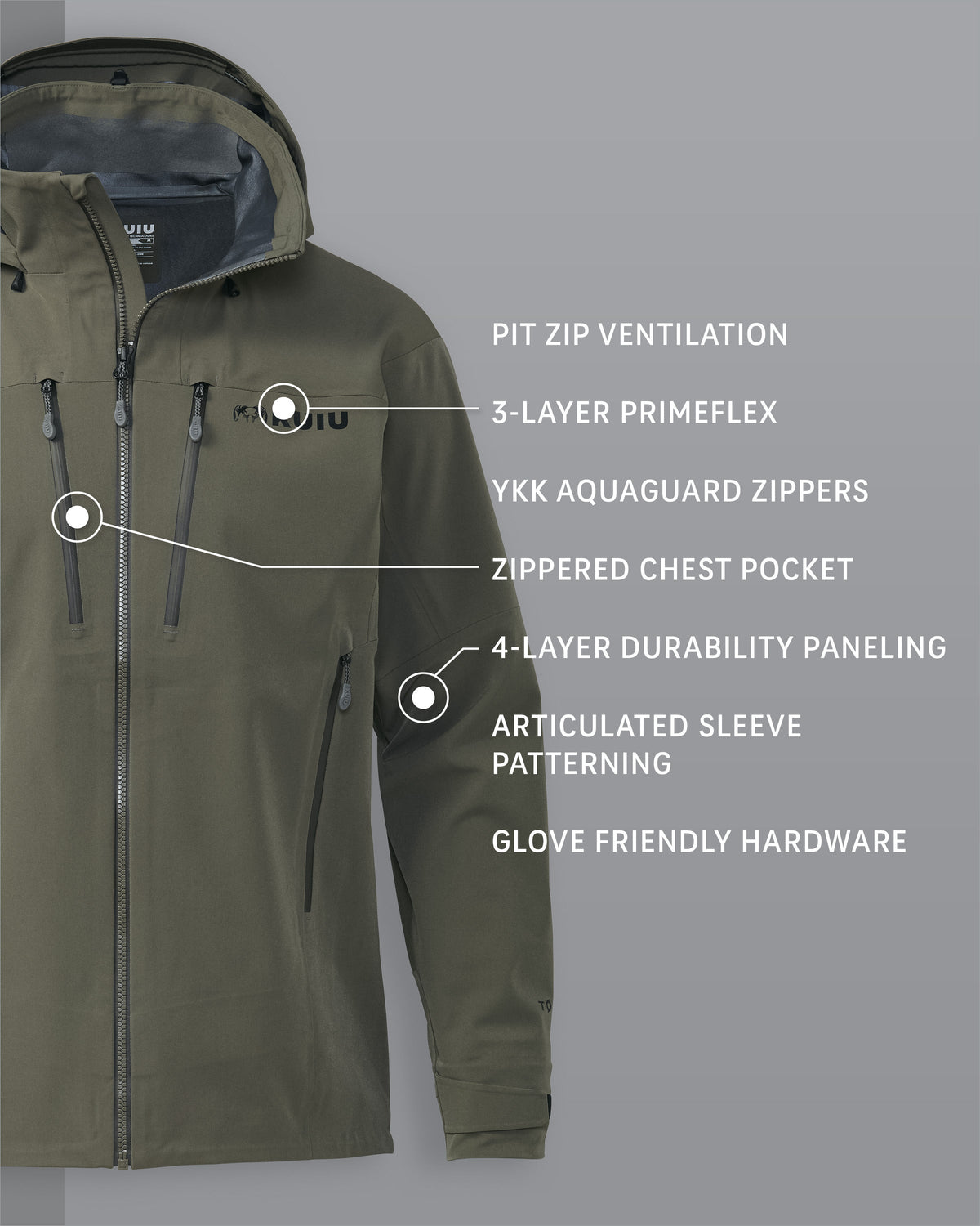 Yukon TR Rain Jacket | Valo