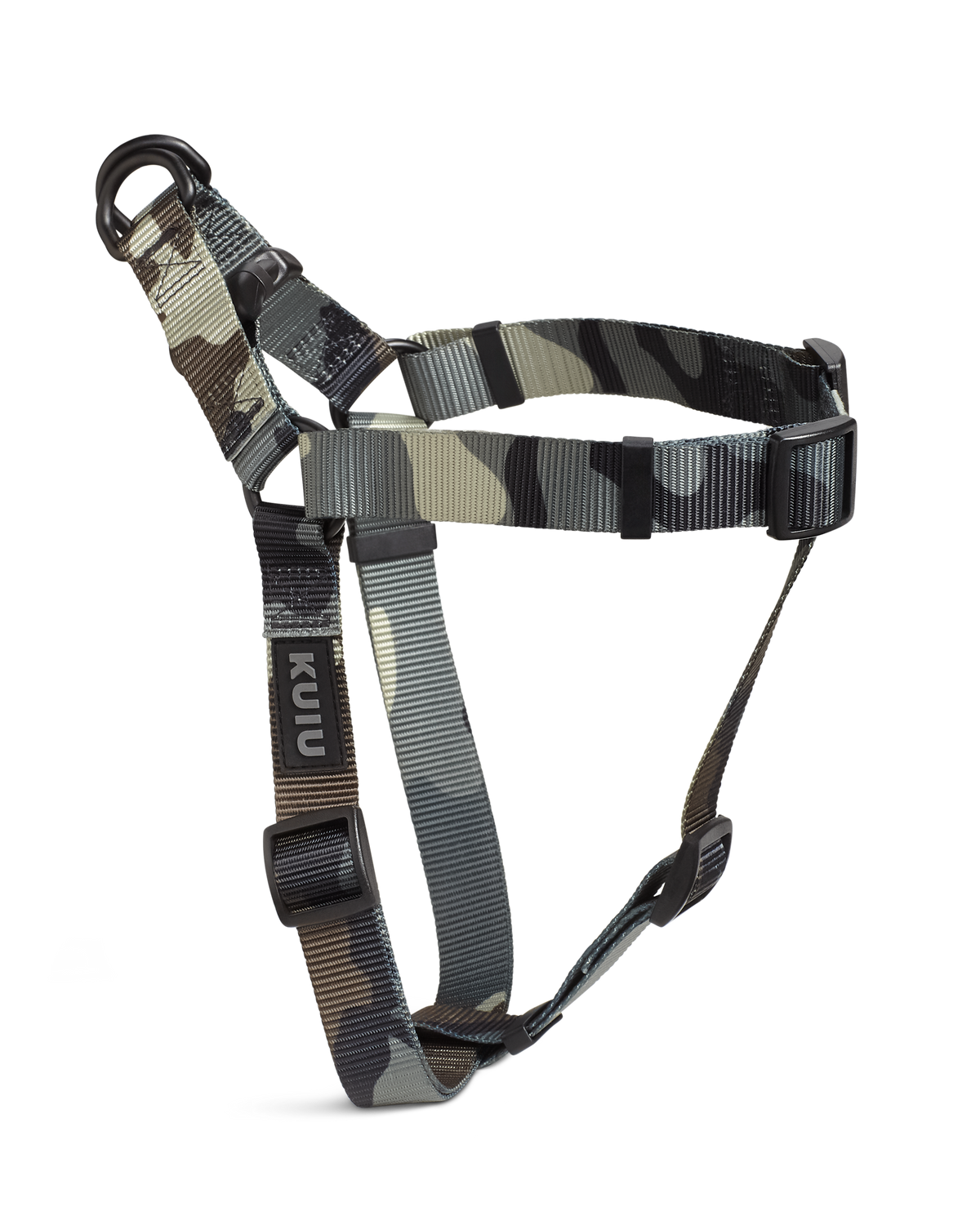 Camo Webbing Dog Harness | Verde