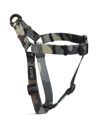Camo Webbing Dog Harness | Verde