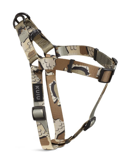 Camo Webbing Dog Harness | Verde