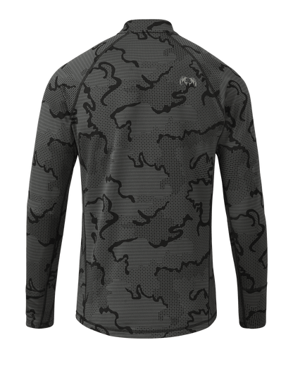 Ridgepoint Fleece Henley | Ash Tonal