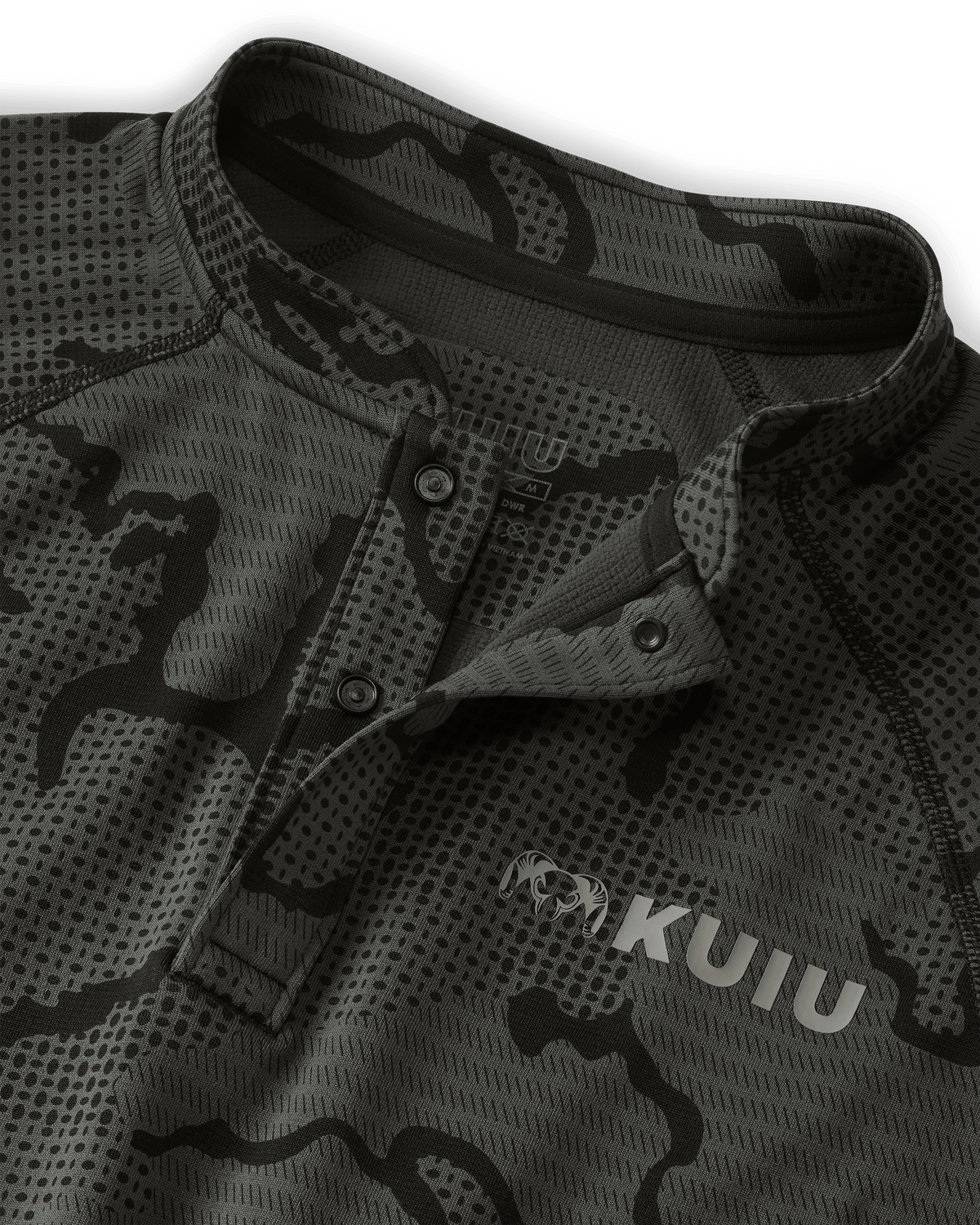 Ridgepoint Fleece Henley | Ash Tonal