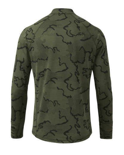 Outlet Ridgepoint Fleece Henley | Olive Tonal