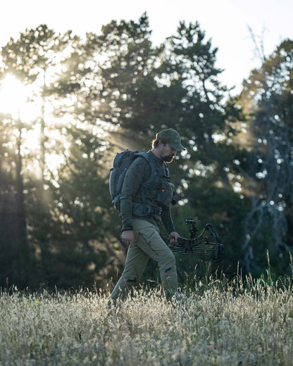 Outlet Ridgepoint Fleece Henley | Olive Tonal