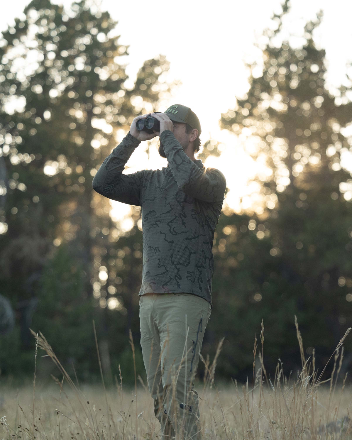 Outlet Ridgepoint Fleece Henley | Olive Tonal