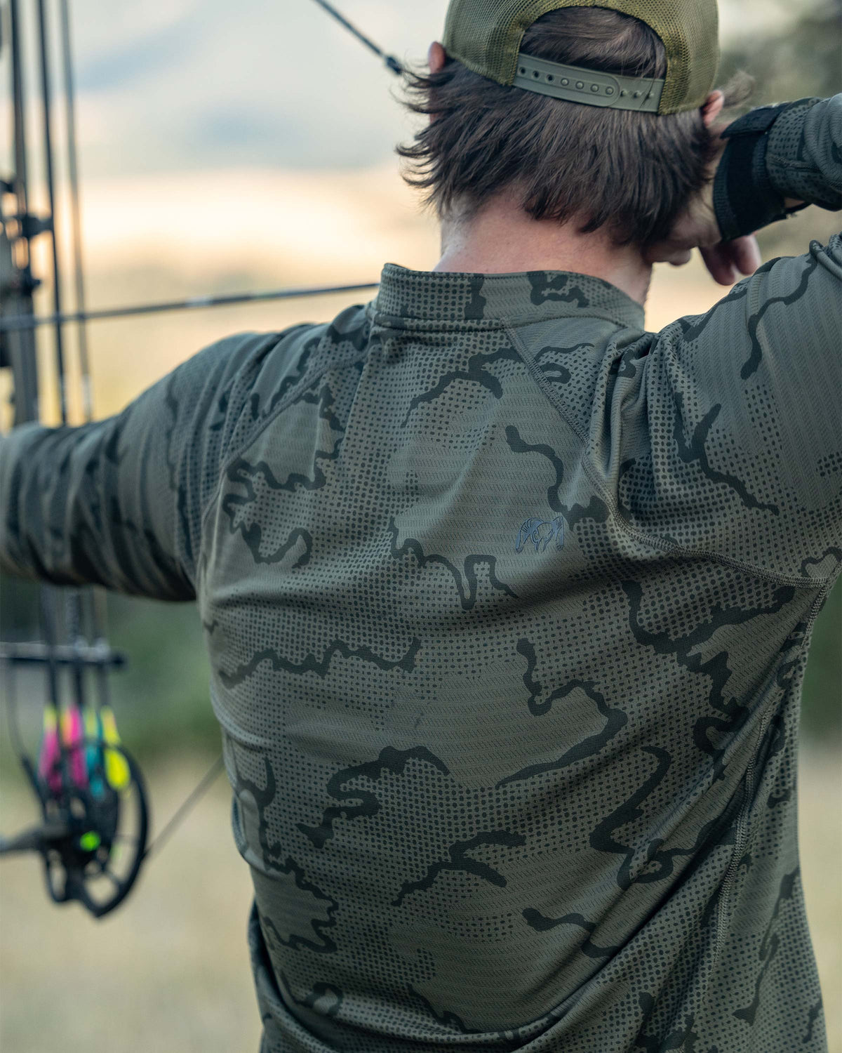 Outlet Ridgepoint Fleece Henley | Olive Tonal