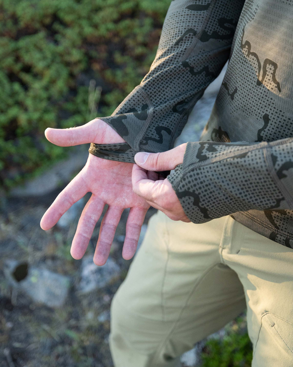 Outlet Ridgepoint Fleece Henley | Olive Tonal