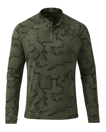 Outlet Ridgepoint Fleece Henley | Olive Tonal