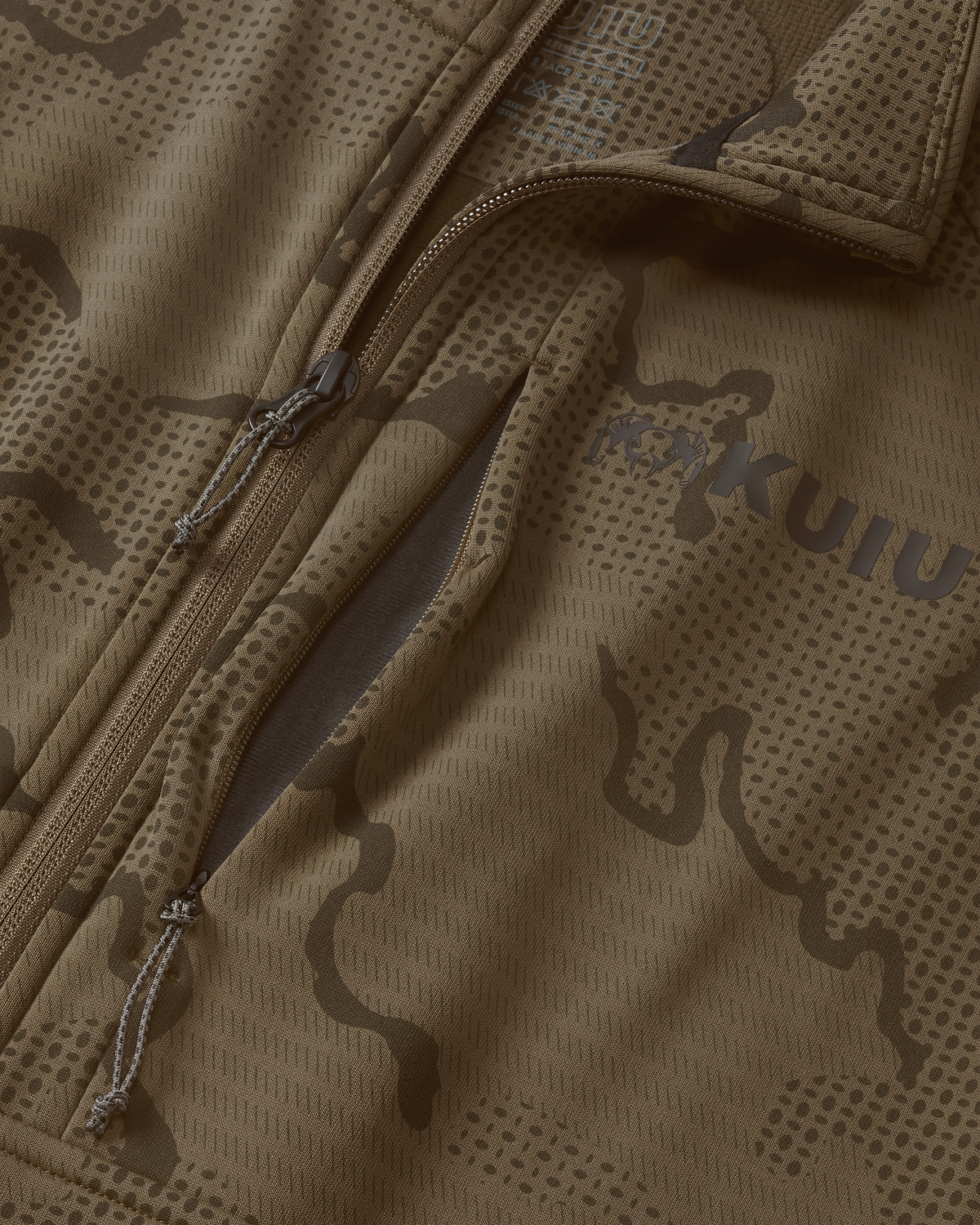 Ridgepoint Fleece Zip-T | Ash Tonal