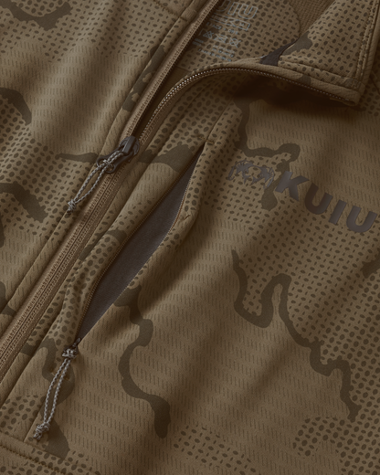 Ridgepoint Fleece Zip-T | Ash Tonal