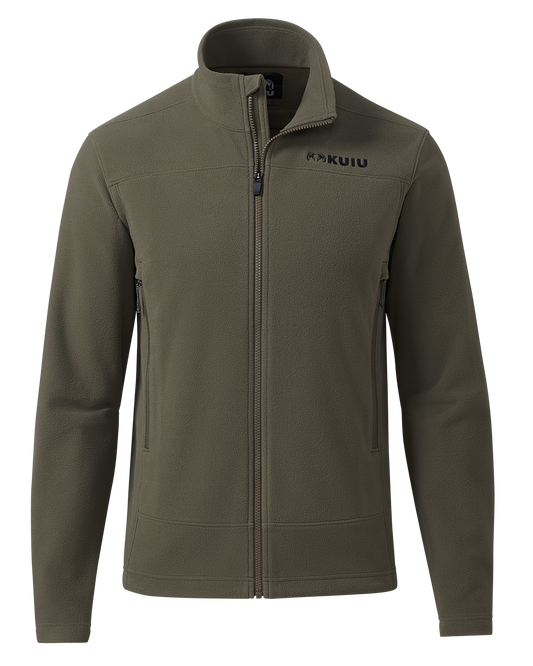 Border Fleece Full Zip | Ash
