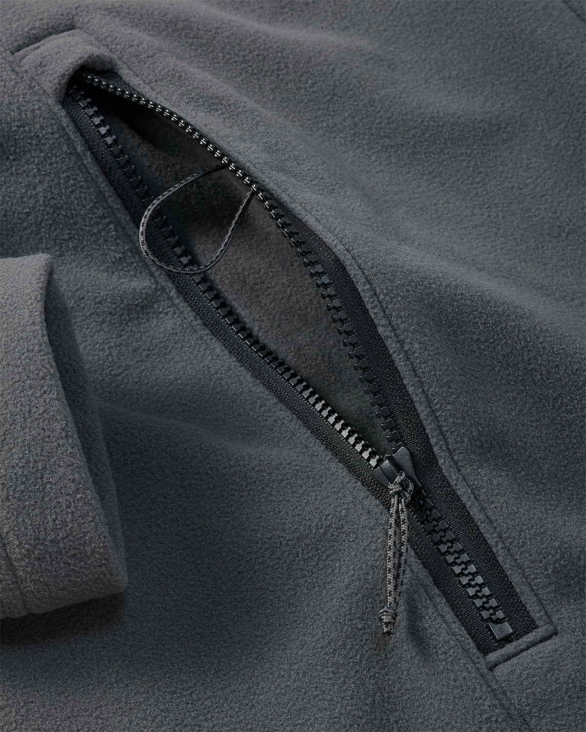 Border Fleece Full Zip | Ash