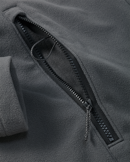 Border Fleece Full Zip | Ash