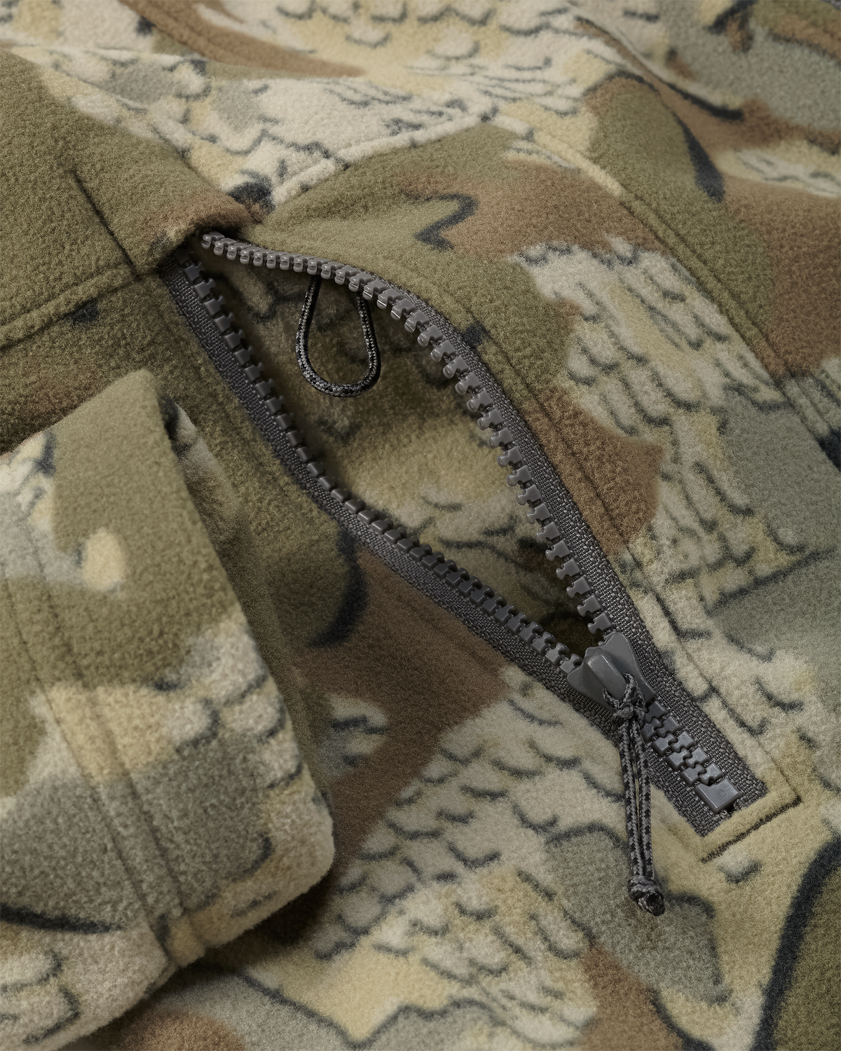 Women's Border Fleece Full Zip | Verde