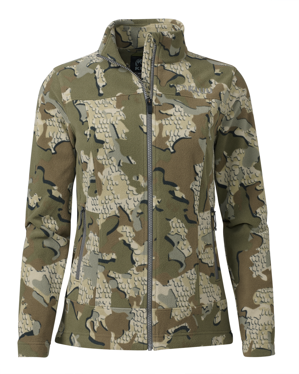 Women's Border Fleece Full Zip | Verde