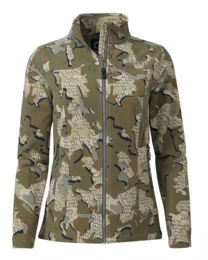 Women's Border Fleece Full Zip | Verde