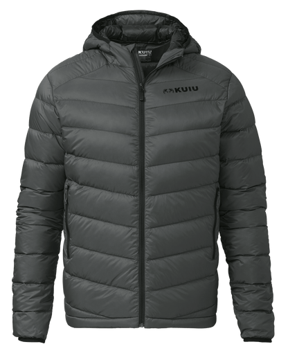Super Down LT Hooded Jacket | Ash