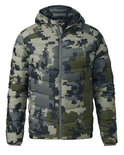 Super Down LT Hooded Jacket | Ash
