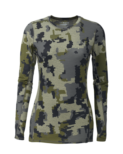Women's ULTRA Merino 145 LS Crew | Gunmetal