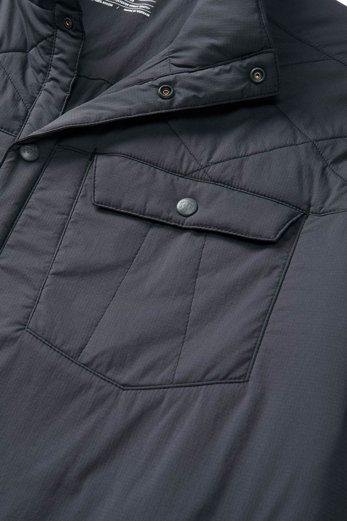 Base Camp Insulated Snap Shirt | Steel Blue