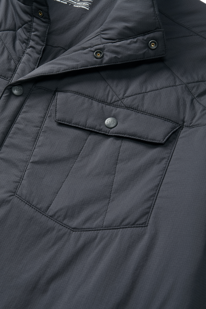 Base Camp Insulated Snap Shirt | Steel Blue